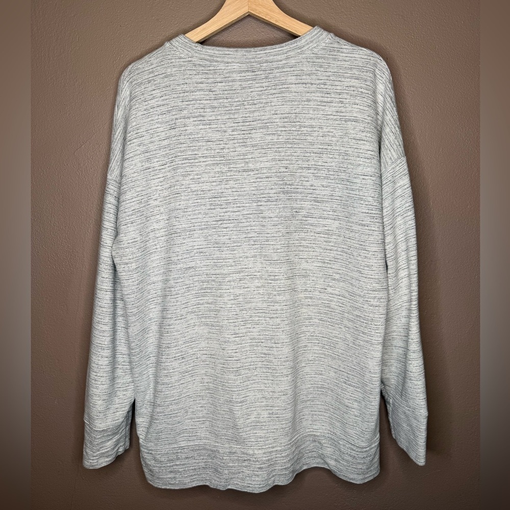 Aerie Marled Light Weight Oversized Pullover Crewneck Sweatshirt Women's Medium - Picture 8 of 16